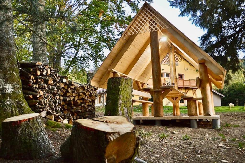 Le Petit Loup, Appartement Neuf Avec Jardin Gerbépal Bagian luar foto